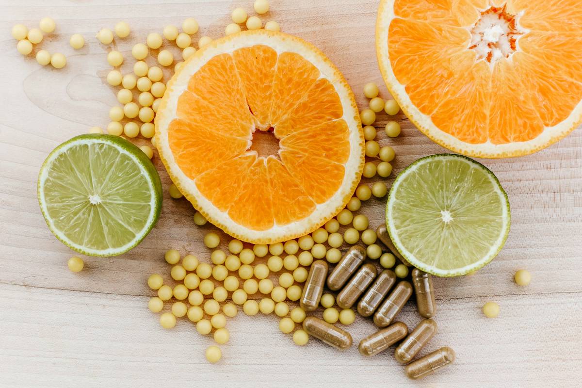 clinical-grade supplements for the menopause arranged neatly